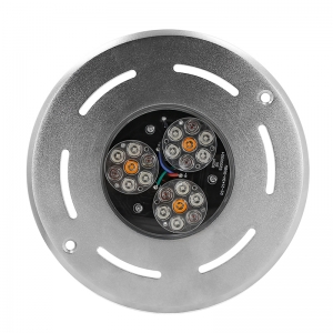 316L Stainless Steel Above ground floor dry deck fountain DMX Control RGBW waterfall commercial led fountain light 