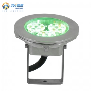 New modern garden square pool lake boat marine yacht waterproof LED underwater lighting with DMX512 rgbw color 