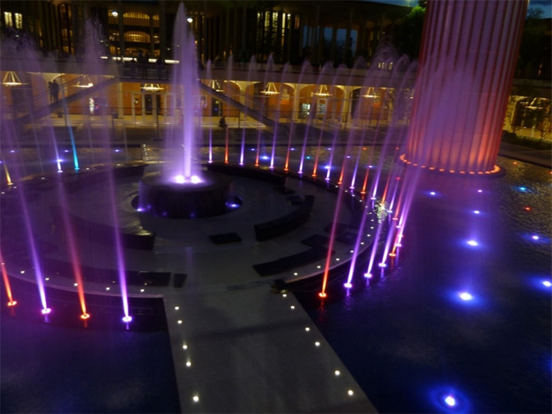 Fountain light project in New York