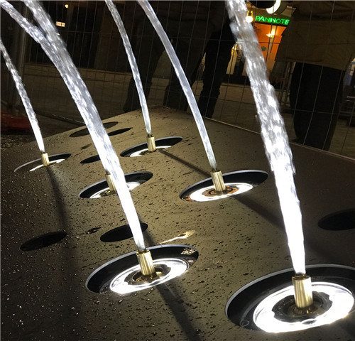 Feedback of 9*3W led fountain light with cool white color 