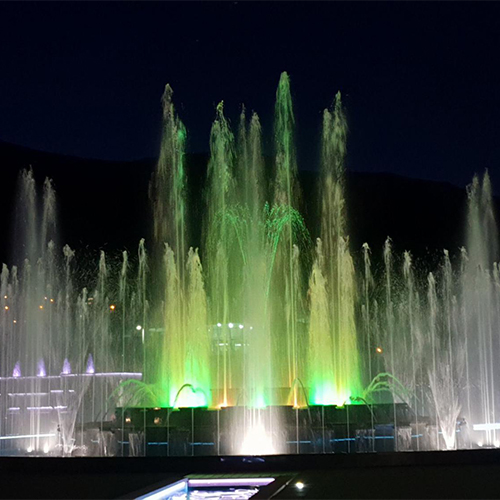 144W High Power 316L SS LED Underwater Fountain Light for 50M height Fountain waterfall