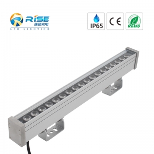 500mm 18W IP65 LED Wall Washer With DMX Controller 