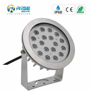 18x4W 18x3W 54W LED Underwater Light With 316L Stainless Steel 