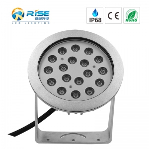 18x4W 18x3W 54W LED Underwater Light With 316L Stainless Steel 