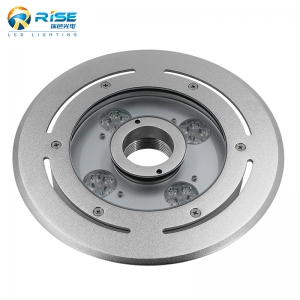 China Factory IP68 Waterproof Fountain Ring DMX / RDM Control RGBW / RGBWA LED Fountain Nozzle Light 