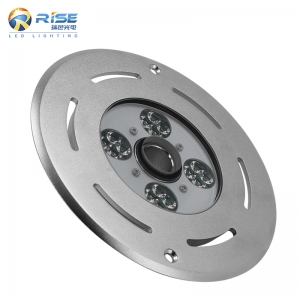 316L Stainless Steel DMX control dry deck jet nozzle underwater fountain lights water fountain lighting with controller 