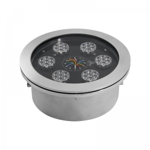 110v 220v 316L Stainless Steel RGBW DMX Wireless Control High Power Outdoor 108W/144W Led Underwater Light 