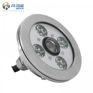 High Quality 316L stainless steel 18W dmx512 rgb rgbw IP68 Waterproof Outdoor dry Underwater LED Fountain Light 