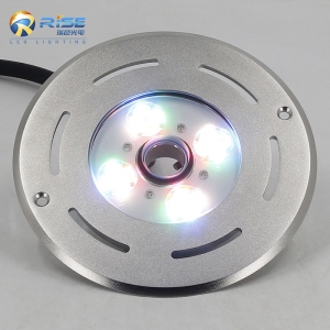 316L Stainless Steel DMX control dry deck jet nozzle underwater fountain lights water fountain lighting with controller 