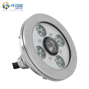 High Quality 316L stainless steel 18W dmx512 rgb rgbw IP68 Waterproof Outdoor dry Underwater LED Fountain Light 