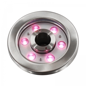 ip68 waterproof Nozzle Musical Rgb Pond Submersible Led Underwater Fountain Ring pool Lights 