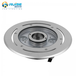 China Factory IP68 Waterproof Fountain Ring DMX / RDM Control RGBW / RGBWA LED Fountain Nozzle Light 