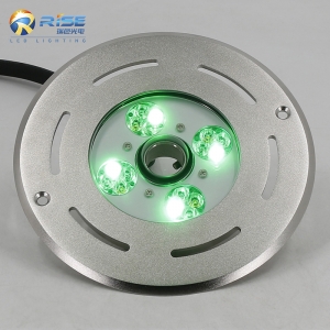 316L Stainless Steel DMX control dry deck jet nozzle underwater fountain lights water fountain lighting with controller 