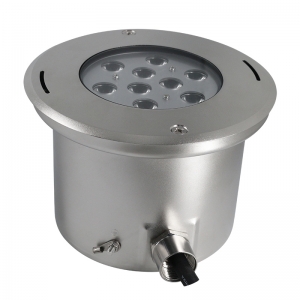 Swimming Pool Light Led Underwater lamps RGBW-DMX512/RDM IP68 LED light  Hot sale replaceable LED lamp 316L stainless steel swimming pool Buried light 