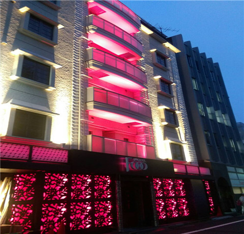 Building led wall washer light used in Japan